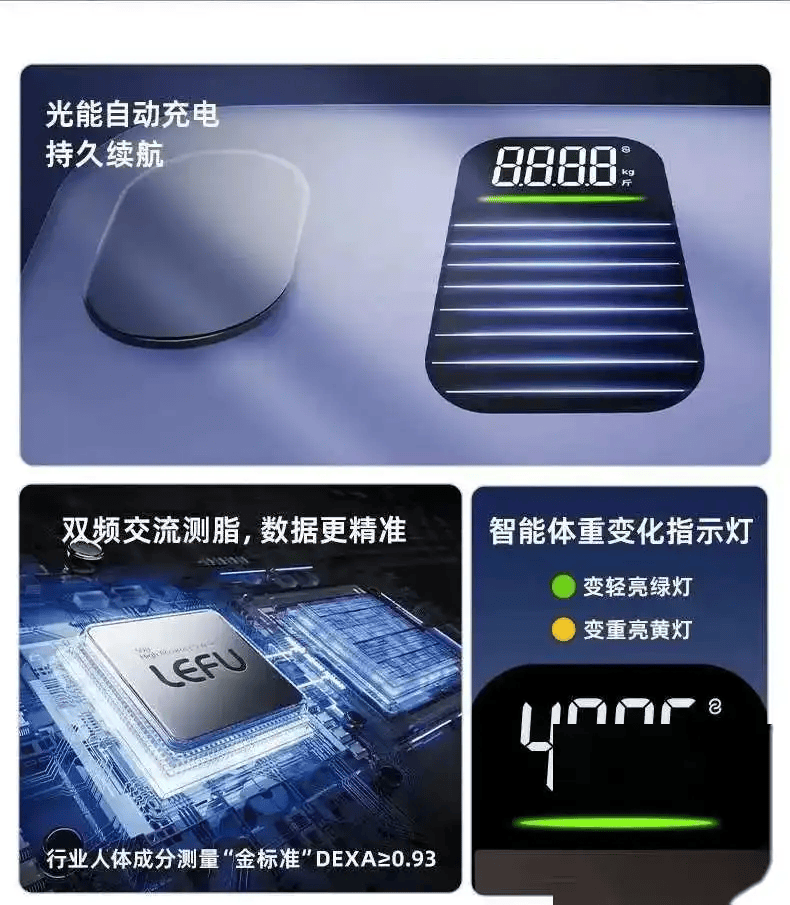后我才发现还是乐福“光能”的好！pg模拟器看了华为和小米的体脂秤(图4)